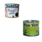 PMPEARL Wax Combo- Charcoal Wax (600 gm) + Aloe Vera Wax (600 gm) - Fast Shipping to USA & Canada