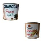 PMPEARL Wax Combo- Charcoal Wax (600 gm) + Gold Wax (600 gm) - Fast Shipping to USA & Canada