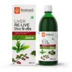 KRISHNA'S HERBAL & AYURVEDA Liver Re-Live Juice-500 Ml (Pack Of 2) Healthy Liver,Strengthens The Digestive System,Goodness Of 11 Powerful Herbs Like Makoy,Harshringar,Daru Haridra,Sugar Free Juice - Fast Shipping to USA - Image 2
