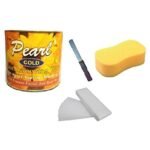 PMPEARL Cold Wax Applicator Kit with 30 Waxing Strips and Sponge - (600g) - Pack of 4 - Fast Shipping to USA & Canada