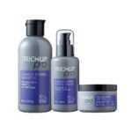 Trichup Pro Damage Repair & Instant Smoothing Hair Care Kit for Dry Frizzy Hair (Set of 3) | Shampoo 300 ml + Hair Oil Serum 100 ml + Hair Mask 200 ml | Improve Texture, Manageability | Reduces Dryness | Unisex - Fast Shipping to USA & Canada