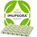 Charak Pharma Imupsora Tablet for Psoriasis Management | Skin Dryness and Itching 30 Tablets Each (Pack of 4)