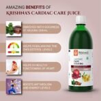 KRISHNA's HERBAL & AYURVEDA Cardiac Care Juice - 1000 Ml | Ayurvedic Heart Care Expert | Healthy Heart Cardiac Wellness | Enriched With Arjuna Chaal, Kutki, Amla, Anardana & Pushkar Mool - Fast Shipping to USA - Image 5