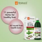 KRISHNA'S HERBAL & AYURVEDA Liver Re-Live Juice-500 Ml (Pack Of 2) Healthy Liver,Strengthens The Digestive System,Goodness Of 11 Powerful Herbs Like Makoy,Harshringar,Daru Haridra,Sugar Free Juice - Fast Shipping to USA - Image 4