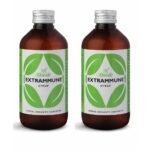 Charak Pharma Extrammune Syrup To Boost Immunity of Children and elders, with benefits of giloy, haldi, pippali 200ml X 2 - Fast Shipping to USA