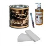 PMPEARL Chocolate Body Wax + 90 Wax Strips with After Wax Gel & Wax Knife - Fast Shipping to USA & Canada