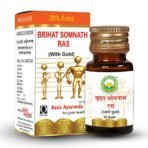 BASIC AYURVEDA Brihat Somnath Ras With Gold 30 Tablets | - Fast Shipping to USA - Image 2