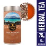 Karma Kettle Table Mountain Herbal Tea with Rooibos, Licorice, Sage, Fennel & Vanilla, Caffeine Free, Natural Detox, Perfect for After Meals - Loose Leaf Tea in Tin , 75 gms - Fast Shipping to USA & Canada - Image 3