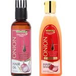 Panchvati Herbals 100ml Onion Oil and 100ml Onion Shampoo - Miraculous Formula for Hair Fall, Help for Scalp and Roots & Helping New Growth and Reducing Hair Fall - Combo-Pack - Fast Shipping to USA & Canada