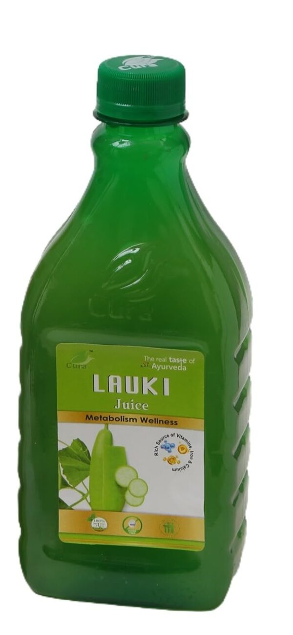 Cura Mahaveer Lauki Ras Juice | Weight Loss | Increased Cholesterol | Effective in Constipation - 500ml - Fast Shipping to USA