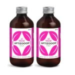 Charak Pharma Aptizooom Syrup For Boosting Healthy Appetite - 200 ml (Pack of 2) - Fast Shipping to USA