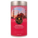 Karma Kettle-Istanbul - 75 GMS | Travel Teas I Hibiscus Apple Green Tea |With Berries & Rose | Loose Leaf Tea | Whole Leaf Tea to Promote Healthy Glowing Skin | Immunity Booster Tea | 100% vegan - Fast Shipping to USA & Canada