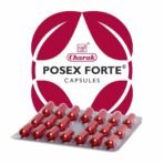 Charak Pharma Posex Forte Capsule for Women health - 20 Capsules (Pack of 2) - Fast Shipping to USA