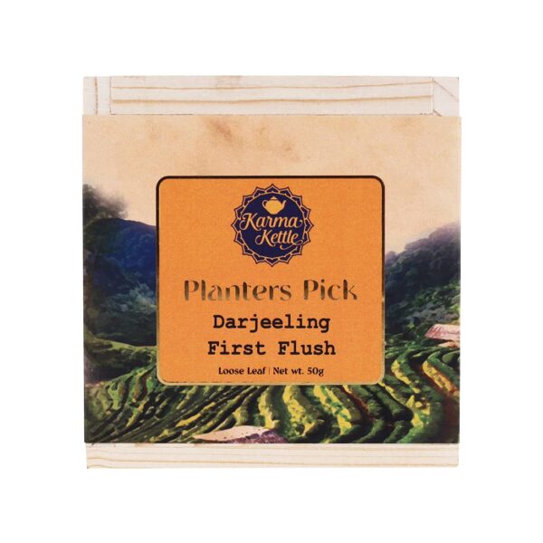 Karma Kettle Darjeeling First Flush Premium Loose Leaf Black Tea - 50gm, 50 g - Fast Shipping to USA & Canada