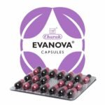 Charak Pharma Evanova Capsule for Relief In Menopausal Complaints Like Hot Flashes, Night Sweats & Mood Swings - 20 Capsules (Pack of 2) - Fast Shipping to USA