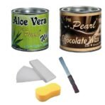 PMPEARL Waxing Kit Combo - Chocolate & Aloe Vera Wax, Wax Strips, Wax Spatula, Sponge- Hair Removal for Women & Men - Professional Quality Results at Home - Fast Shipping to USA & Canada