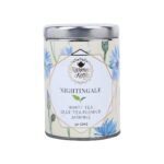 Karma Kettle Nightingale Silver Tips White Tea with Butterfly Pea Flower (30gms Loose Leaf Tin), 30 g - Fast Shipping to USA & Canada