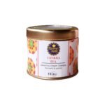 Karma Kettle Chakra Green Tea with Ginger Flakes, Cinnamon, Tulsi, Cardamom, Curry Leaf, Turmeric, Black Salt, Asafoetida, Nutmeg & Black Pepper (15 Pyramid Teabags), 30 g - Fast Shipping to USA & Canada