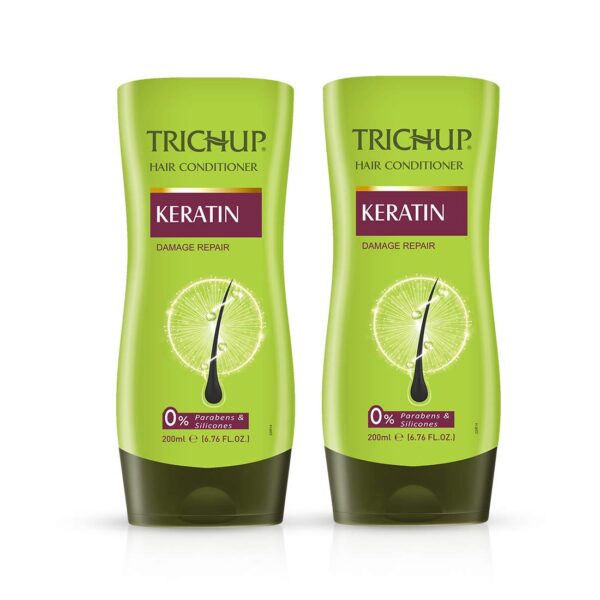 Trichup Keratin Hair Conditioner 200 ml (Pack of 2) - Fast Shipping to USA & Canada