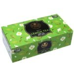 Karma Kettle Lemon Tea Unbleached and Staple-Free Teabags with Natural Flavourings (100 Double Chambered Teabags), 200 g - Fast Shipping to USA & Canada