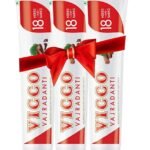 Vicco Vajradanti Ayurvedic Toothpaste 200 gm Pack of 3| Regular Flavour,|18 Essential Herbs and Barks| Prevents Bad Breath| For Strong and Healthy Teeth