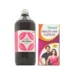 Charak M2 Tone Syrup and Health-Aim 50Capsule | menstrual cycle | genaral health | 450ml+50 capsule - Fast Shipping to USA