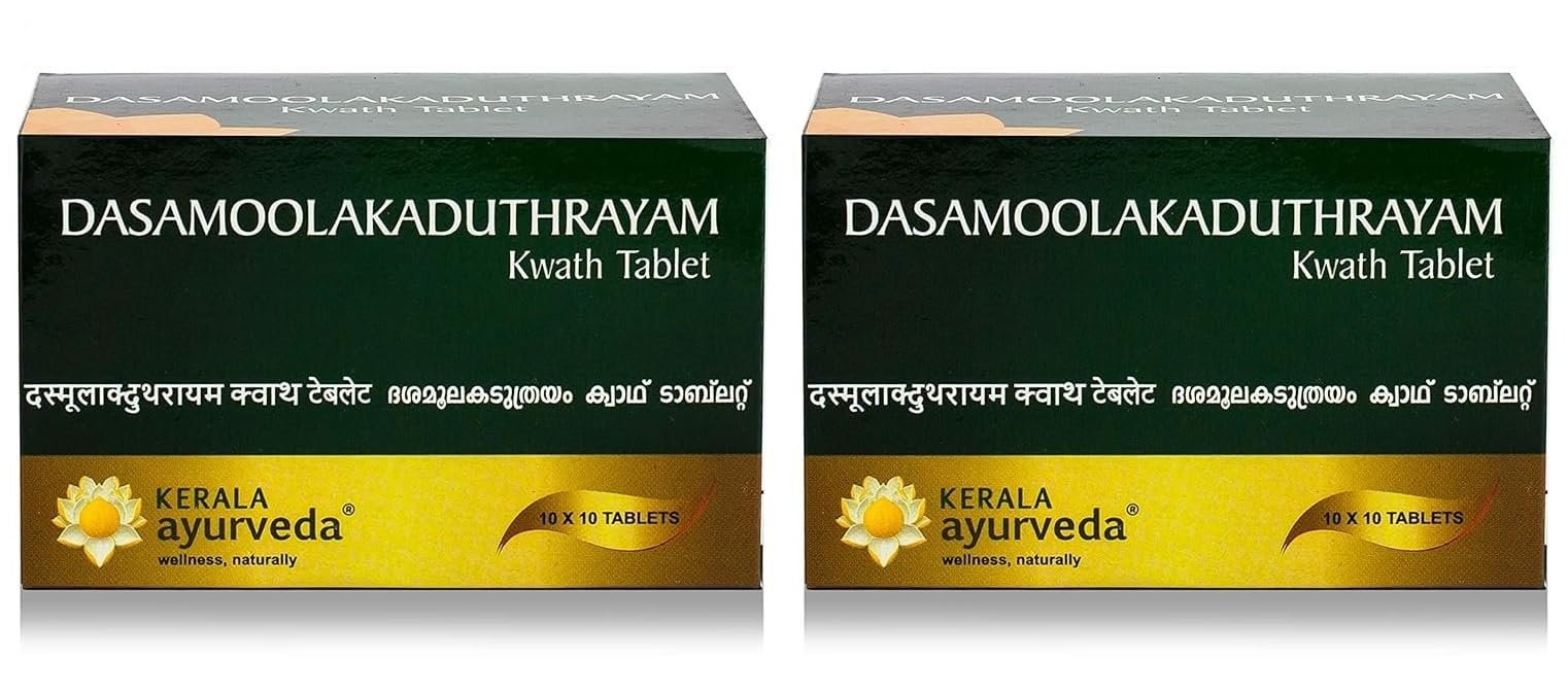 Version 1.0.0 Kerala Ayurveda Dasamoolakaduthrayam Kwath Tablet 100 Tablet x Pack of 2 - Fast Shipping to USA - Image 1