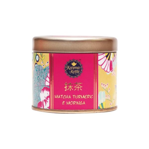 Karma Kettle Matcha Turmeric & Moringa green tea 50gms - Fast Shipping to USA & Canada