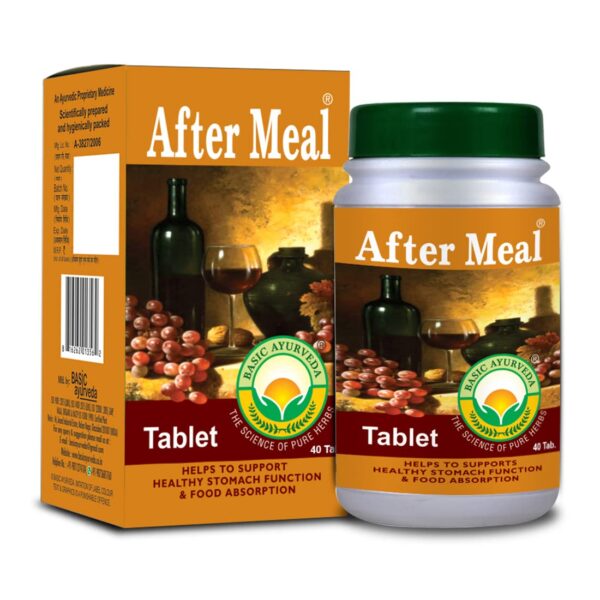 BASIC AYURVEDA After Meal 40 Tablets Pack of 6 |