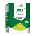 Cura Mahaveer Amla Candy Organic Dry Indian Gooseberry Fruit Mouth Freshener Without Added Sugar Or Preservatives - 500 gram - Fast Shipping to USA