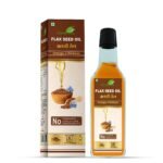 Cura Mahaveer Virgin Cold Pressed Flaxseed (Alsi) Oil | 100% Pure & Natural - 100 Mlsolace to the Skin. - Fast Shipping to USA