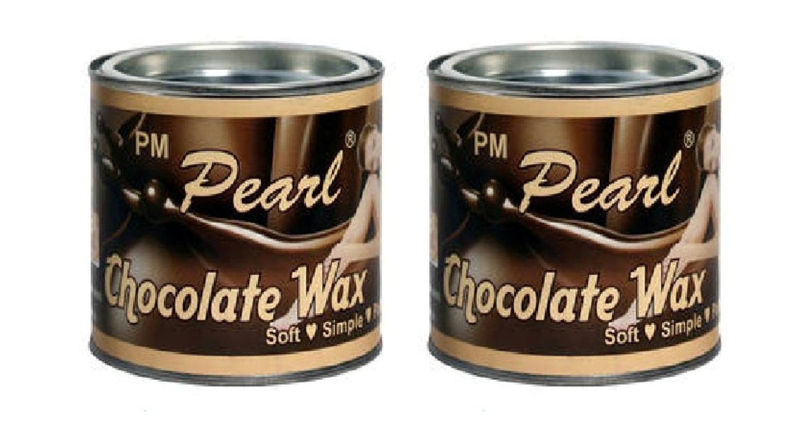 Version 1.0.0 PMPEARL Chocolate Body wax for Hair removal 600gms (Pack of 2) - Fast Shipping to USA & Canada - Image 1