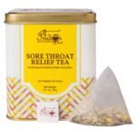 The Indian Chai ? Sore Throat Relief Tea 30 Pyramid Tea Bags | Boosts Immunity, Clears Respiratory Passages, Eases Discomfort, Relax Nerves - Embrace Natural Wellness | Herbal Tea - Fast Shipping to USA & Canada
