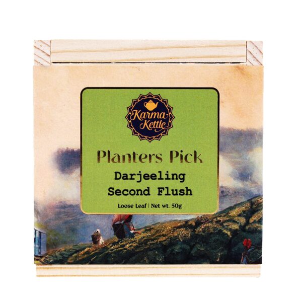 Karma Kettle Darjeeling Second Flush - Premium Loose Leaf Black Tea - 50 gm