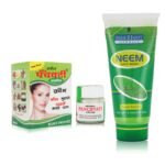Panchvati Herbals Acne Cream 10 Gm + Neem Face Wash 60 Ml Combo, Nourishes Skin Deeply, Imparts Skin With A Healthy Glow, Fights Acne And Infection, Makes Skin Soft And Healthy