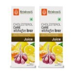 KRISHNA'S HERBAL & AYURVEDA Cholesterol Care Juice - 1000 Ml (Pack Of 2) | Contains Honey With Apple Cider Ginger Garlic, Sugar Free, Helps In Digestion And Immunity - Fast Shipping to USA
