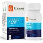KRISHNA'S HERBAL & AYURVEDA Diabic Care Tablet - 80 Tab | Blend Of 11 Herbs Methi, Amla, Karela, Jamun, Kutki, Guduchi & 5 Other Herbs To Manage Sugar Levels | Made In India - Fast Shipping to USA