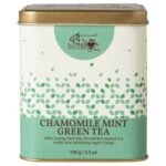 The Indian Chai - Chamomile Mint Green Tea 100g for Digestion, Good Sleep and Weight Loss - Fast Shipping to USA & Canada