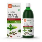 KRISHNA'S HERBAL & AYURVEDA Liver Re-Live Juice-500 Ml (Pack Of 2) Healthy Liver,Strengthens The Digestive System,Goodness Of 11 Powerful Herbs Like Makoy,Harshringar,Daru Haridra,Sugar Free Juice - Fast Shipping to USA