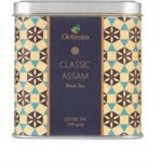 Octavius Classic Assam Black Tea Loose Leaf Tea in Premium Square Tin Box - 100 gms - Fast Shipping to USA & Canada