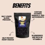 LEEVE DRY FRUITS Dried Berries | Dried Berry | Berrys | Whole| Dry Berry | Dried Californian Blueberries |150 gram Pack | Blueberries | Blue Berry | Blueberry Dry Fruit | Dry Blueberry - Fast Shipping to USA & Canada - Image 3