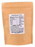 Leeve Dry Fruits Brand Best Fresh Dried Black Dates | 400 grams Pack Pouch |Suka Kala Khajoor | Kali Kharik - Fast Shipping to USA & Canada - Image 3