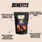 LEEVE DRY FRUITS Brand Trail Mix | Mixed Dry fruits and Berries | 400 gram Pack | Mix Nuts and Berries | Mix Nuts and Supper Mix Berries | Nuturitious Healthy Snack - Fast Shipping to USA & Canada - Image 3