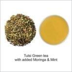 Octavius Moringa, Tulsi & Mint Green tea - 75 Gms (35 Cups) | Superior Loose leafs Tea with All Natural Immune Boosting Herbs | Rich in Antioxidants | No artificial flavors | Refreshing Detox Tea - Fast Shipping to USA & Canada - Image 3