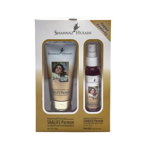 Shahnaz Husain Shalife Premium Nourshing Cream | 60g FREE - Sharose Premium Skin Toner | 50ml