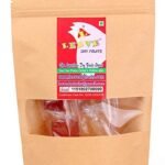 LEEVE DRY FRUITS Meetha Mango Bar Papad & Dry Litchi Cubes Real Dried Combo Pack Slice Bar 800gm - Fast Shipping to USA & Canada