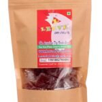 Leeve Dry Fruits Khatta Meetha Strawberry Bar Papad Dry Strawberry Cubes Real Dried Strawberry Slice Bar 400gm - Fast Shipping to USA & Canada