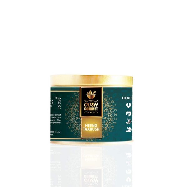 OOSH Gourmet's Pure Hing Asafoetida Taarush | Pure Hing Crystals | Asafoetida Pure | Kitchen Essential | Strong Powder Hing | 100% Hing Pure (20grams) - Fast Shipping to USA & Canada