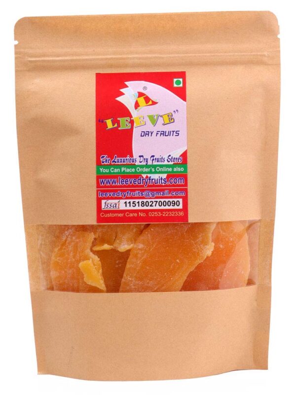 Leeve Dry Fruits Premium Dried Alphonso Mango Slice 400 gm Pack | Healthy & Nutritious Snack | Rich in Vitamin C And Vitamin A | No Added Color And Flavors - Fast Shipping to USA & Canada