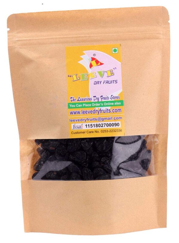 LEEVE DRY FRUITS Fresh Indian Nashik Popular Sedless Black Raisins Kali Kishmish Kismis Grapes Afghan Raisins 800g - Fast Shipping to USA & Canada